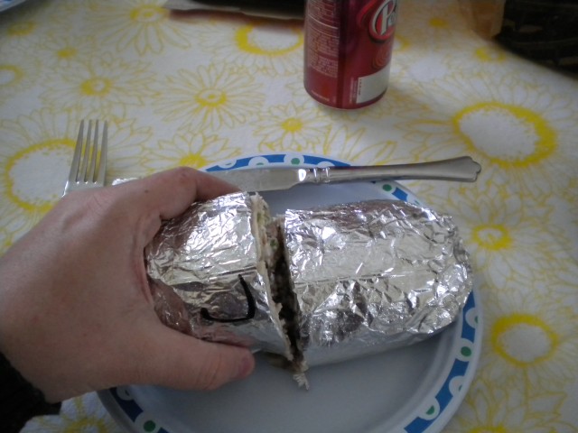 cut it in half